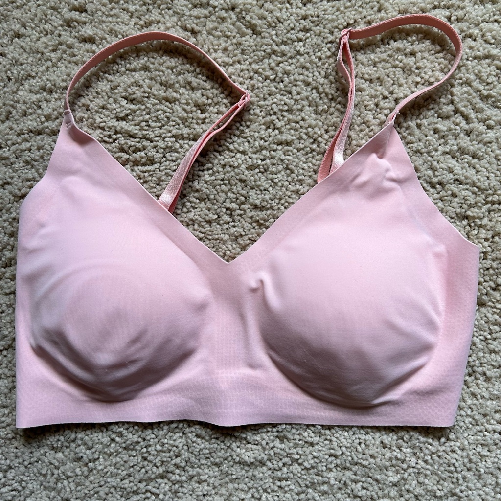 Nwot Pink True  Co Bralette Size Small